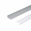 PURPL LED Strip Profiel Opbouw - 1,5 m - 23x10 mm - Aluminium - Opaal afdekkap - IP20 - Incl. montagemateriaal