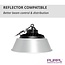 LED High Bay - 150W - 22.500 lm - 150 lm/W - 4000K Helder Wit - 110° - IP65 - IK10 - Dimbaar - G7 - Flikkervrij