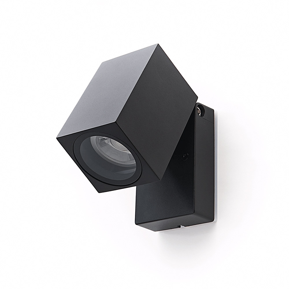PURPL LED GU10 Vierkante Kantelbare Wandlamp, foto 4 van 6
