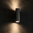 LED GU10 Up & Down Wandlamp Rond Zilver