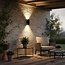 PURPL LED GU10 Dubbele Wandlamp 'Houston' Up & Down Zwart IP20