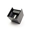 PURPL COB LED wandlamp - 6W - 3000K Warm Wit - Up & Down Light - IP54 - Voor Buiten en Binnen - Kubus - Zwart