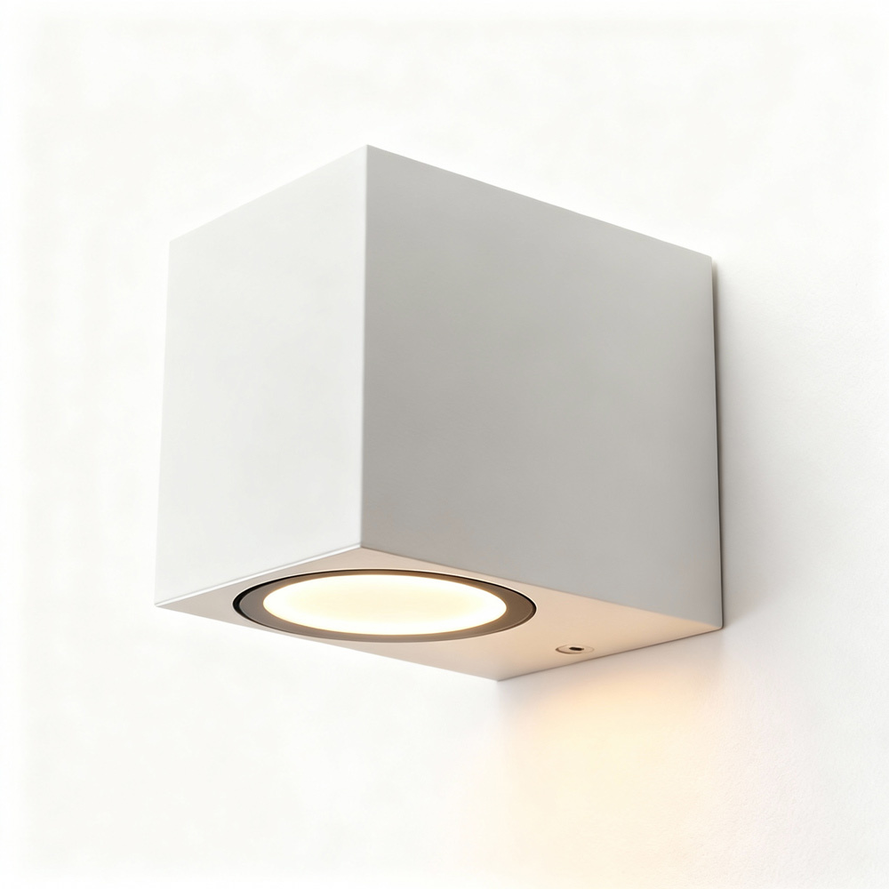 PURPL LED Wandspot Armatuur GU10 | IP44 | Vierkant | Wit, foto 6 van 6