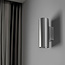PURPL LED GU10 Up & Down Wandlamp Rond Zilver