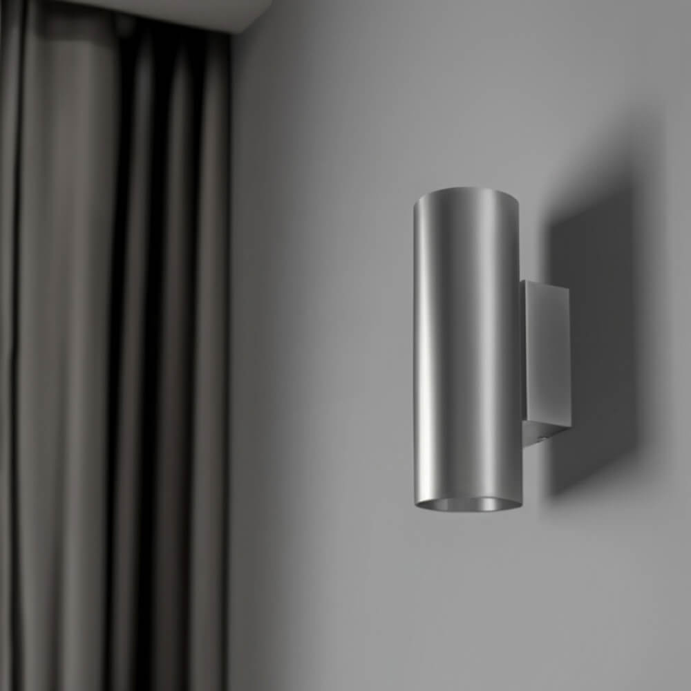 PURPL LED GU10 Up & Down Wandlamp Rond Zilver, foto 2 van 6