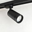 LED Rail spot Armatuur - GU10 - Ø54x100mm - 3-Fase - Denver - Zwart