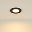 PURPL LED Downlight - 3W - ø85 mm - 3000K Warm Wit - IP40 - Inbouw - Rond - Zwart
