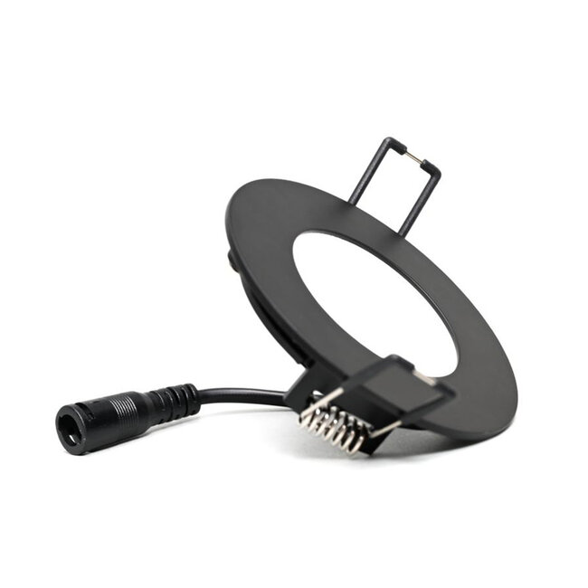 PURPL LED Downlight - 3W - ø85 mm - 3000K Warm Wit - IP40 - Inbouw - Rond - Zwart