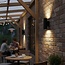 PURPL LED GU10 Dubbele Wandlamp 'Houston' Up & Down Zwart IP20