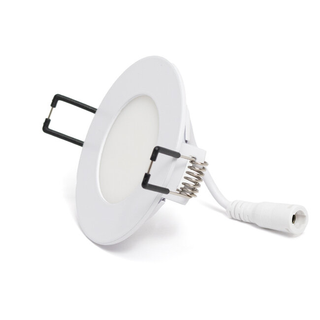 PURPL LED Downlight - 3W - ø85 mm - 6000K Koud Wit - IP40 - Inbouw - Rond - Wit