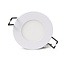 PURPL LED Downlight - 3W - ø85 mm - 3000K Warm Wit - IP40 - Inbouw - Rond - Wit