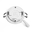 LED Downlight - 3W - ø85 mm - 3000K Warm Wit - IP40 - Inbouw - Rond - Wit