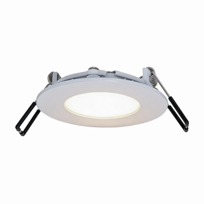 LED Downlight - 3W - ø85 mm - 4000K Helder Wit - IP40 - Inbouw - Wit