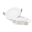 PURPL LED Downlight - 6W - ø120 mm - 4000K Helder Wit - IP40  - Inbouw - Rond - Wit