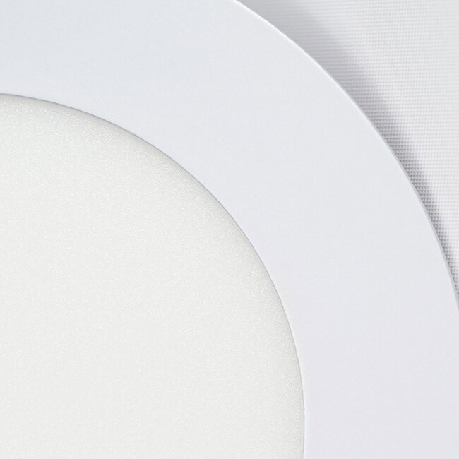 PURPL LED Downlight - 6W - ø120 mm - 4000K Helder Wit - IP40  - Inbouw - Rond - Wit