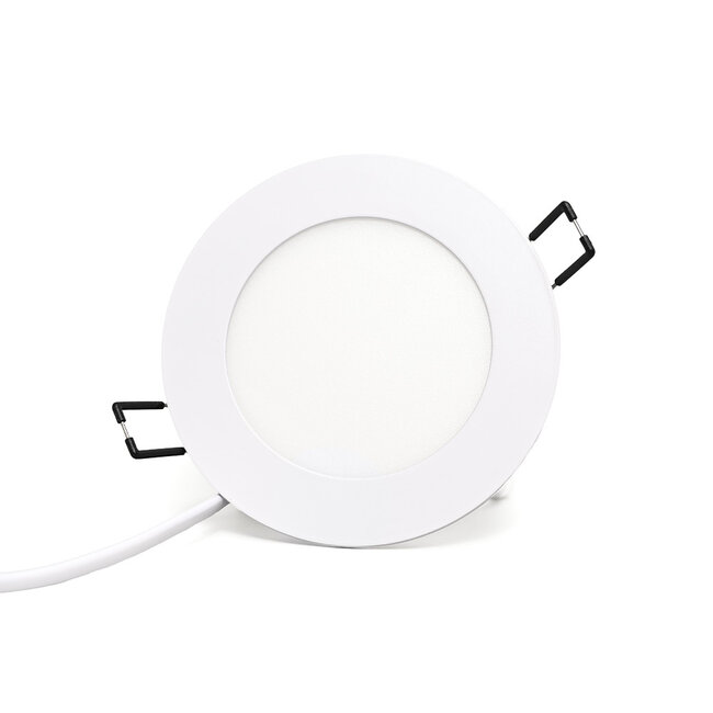 PURPL LED Downlight - 6W - ø120 mm - 6000K Koud Wit - IP40 - Rond - Inbouw - Wit