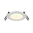 PURPL LED Downlight - 6W - ø120 mm - 3000K Warm Wit - IP40 - Inbouw - Rond - Wit