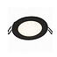 PURPL LED Downlight - 6W - ø120 mm - 4000K Helder Wit - IP40  - Inbouw - Rond - Zwart
