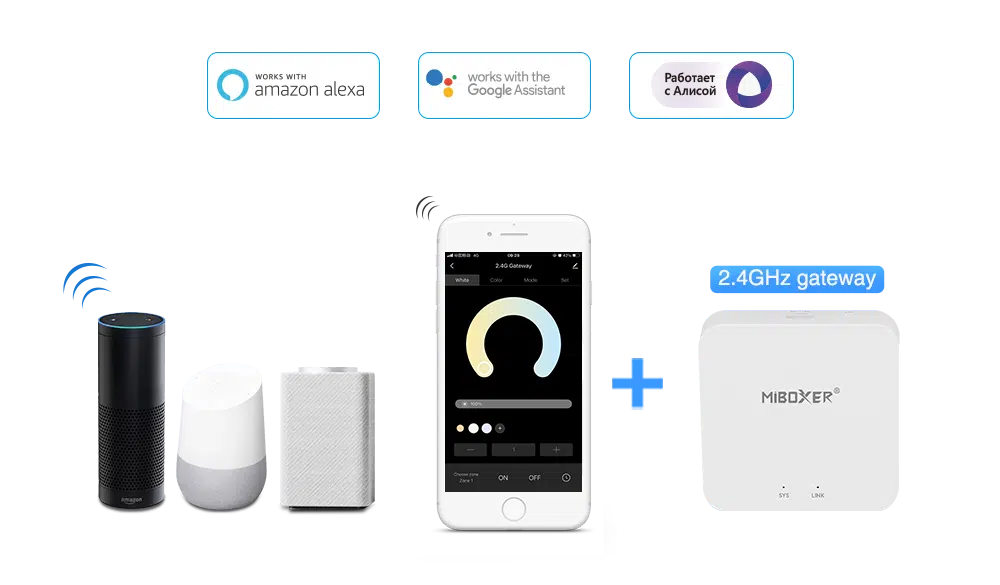 MiBoxer/Mi-Light Miboxer LED Controller - 2-in-1 - 2.4 GHz RF - Single White & CCT - FUT035S+, foto 6 van 6