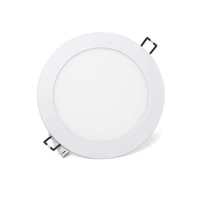 PURPL LED Downlight - 12W - ø170 mm - 3000K Warm Wit - IP40 - Inbouw - Rond - Wit