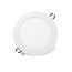 PURPL LED Downlight - 12W - ø170 mm - 4000K Helder Wit - IP40 - Inbouw - Rond - Wit