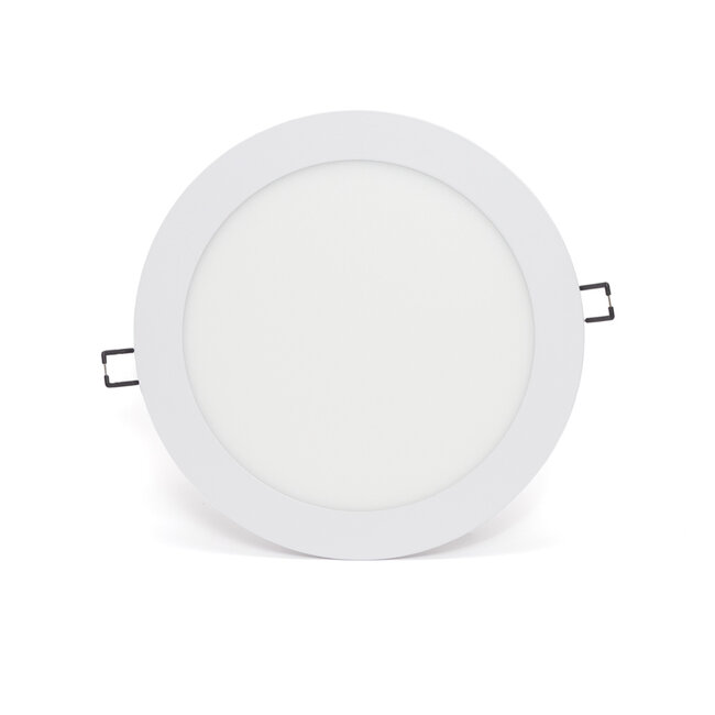 PURPL LED Downlight - 18W - ø225 mm - 6000K Koud Wit - IP40 - Inbouw - Rond - Wit