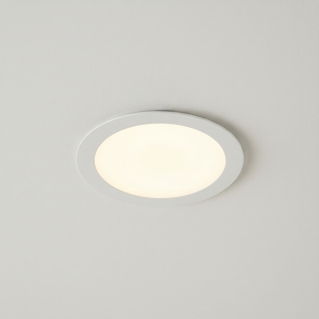PURPL LED Downlight - 18W - ø225 mm - 4000K Helder Wit - IP40 - Inbouw - Rond - Wit