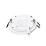 PURPL LED Downlight - 6W - ø120 mm - 3000K Warm Wit - IP40 - Inbouw - Rond - Wit