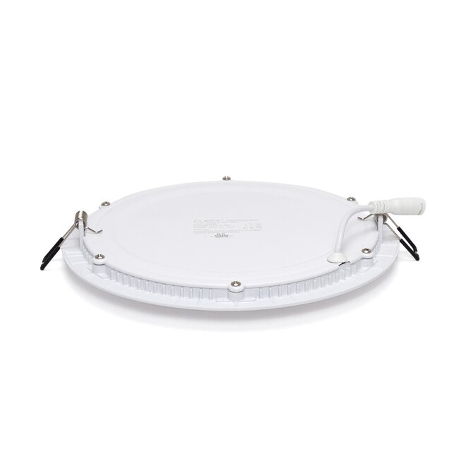PURPL LED Downlight - 18W - ø225 mm - 3000K Warm Wit - IP20 - Inbouw - Rond - Wit