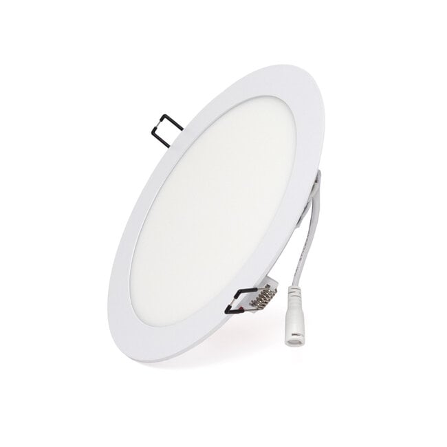 LED Downlight - 18W - ø225 mm - 3000K Warm Wit - IP20 - Inbouw - Rond - Wit
