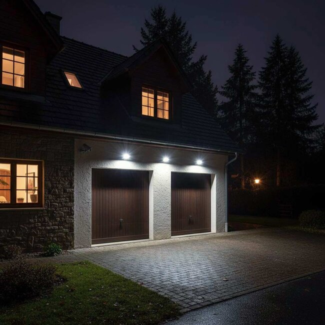LED Breedstraler - 10W - 6000K Koud Wit - 1100 lm - 120º - IP66 - IK08 - Zwart