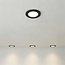 PURPL LED Downlight - 12W - ø170 mm - 4000K Helder Wit - IP40 - Inbouw - Rond - Zwart