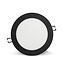 PURPL LED Downlight - 12W - ø170 mm - 4000K Helder Wit - IP40 - Inbouw - Rond - Zwart