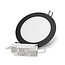 PURPL LED Downlight - 12W - ø170 mm - 4000K Helder Wit - IP40 - Inbouw - Rond - Zwart