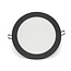 PURPL LED Downlight - 18W - ø225 mm - 3000K Warm Wit - IP40 - Inbouw - Rond - Zwart