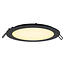 PURPL LED Downlight - 18W - ø225 mm - 3000K Warm Wit - IP40 - Inbouw - Rond - Zwart