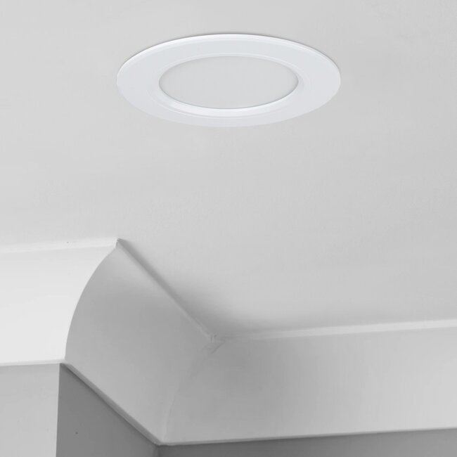 LED Downlight - 6W - ø120mm - RGB+CCT (2700K-6500K) - IP44 - Rond - RF 2.4Ghz - FUT068