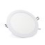 PURPL LED Downlight - 24W - ø238 mm - 3000K Warm Wit - IP40 - Inbouw - Rond - Wit