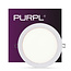 PURPL LED Downlight - 24W - ø238 mm - 4000K Helder Wit - IP40 - Inbouw - Rond - Wit
