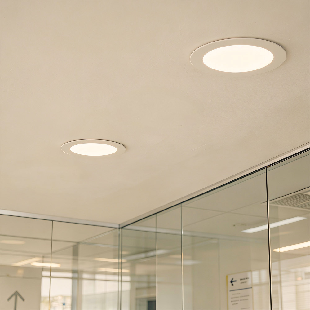LEDUNI Ventilateur de Plafond LED avec Pales Rétractiles Télécommande, 73W 3800LM Lumière