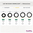 PURPL LED Downlight - 6W - ø120 mm - 3000K Warm Wit - IP40 - Inbouw - Rond - Zwart