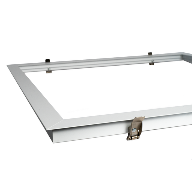 PURPL Inbouwframe LED Paneel - 30x120 - Wit - Easy Click & Connect