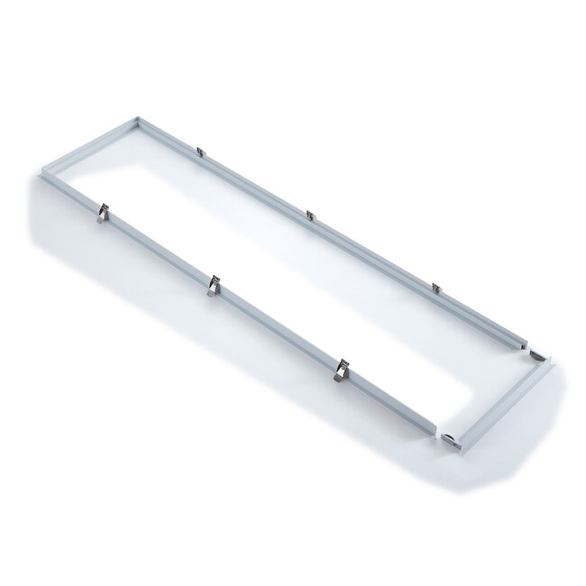 PURPL Inbouwframe LED Paneel - 30x120 - Wit - Easy Click & Connect