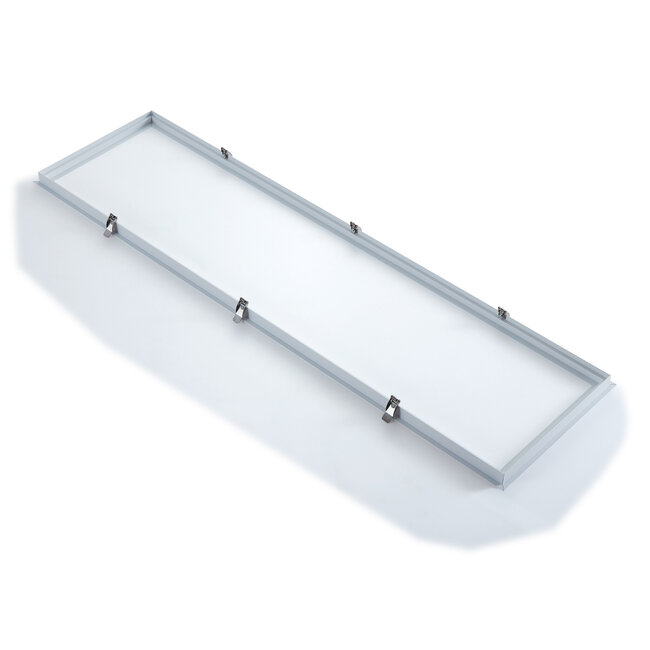 PURPL Inbouwframe LED Paneel - 30x120 - Wit - Easy Click & Connect