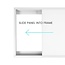 PURPL Opbouwframe LED Paneel - 60x120 - Wit - Easy Click & Connect