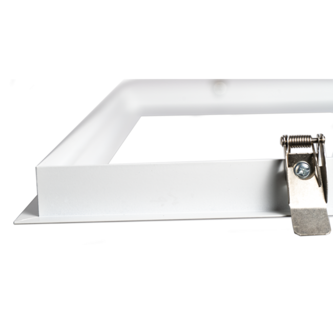 PURPL Inbouwframe LED Paneel - 30x30 - Wit - Easy Click & Connect