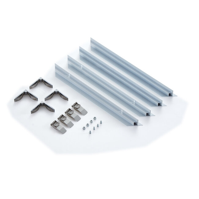 PURPL Inbouwframe LED Paneel - 30x30 - Wit - Easy Click & Connect