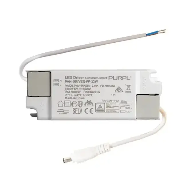 PURPL LED Driver Flikkervrij | 33W 850mA