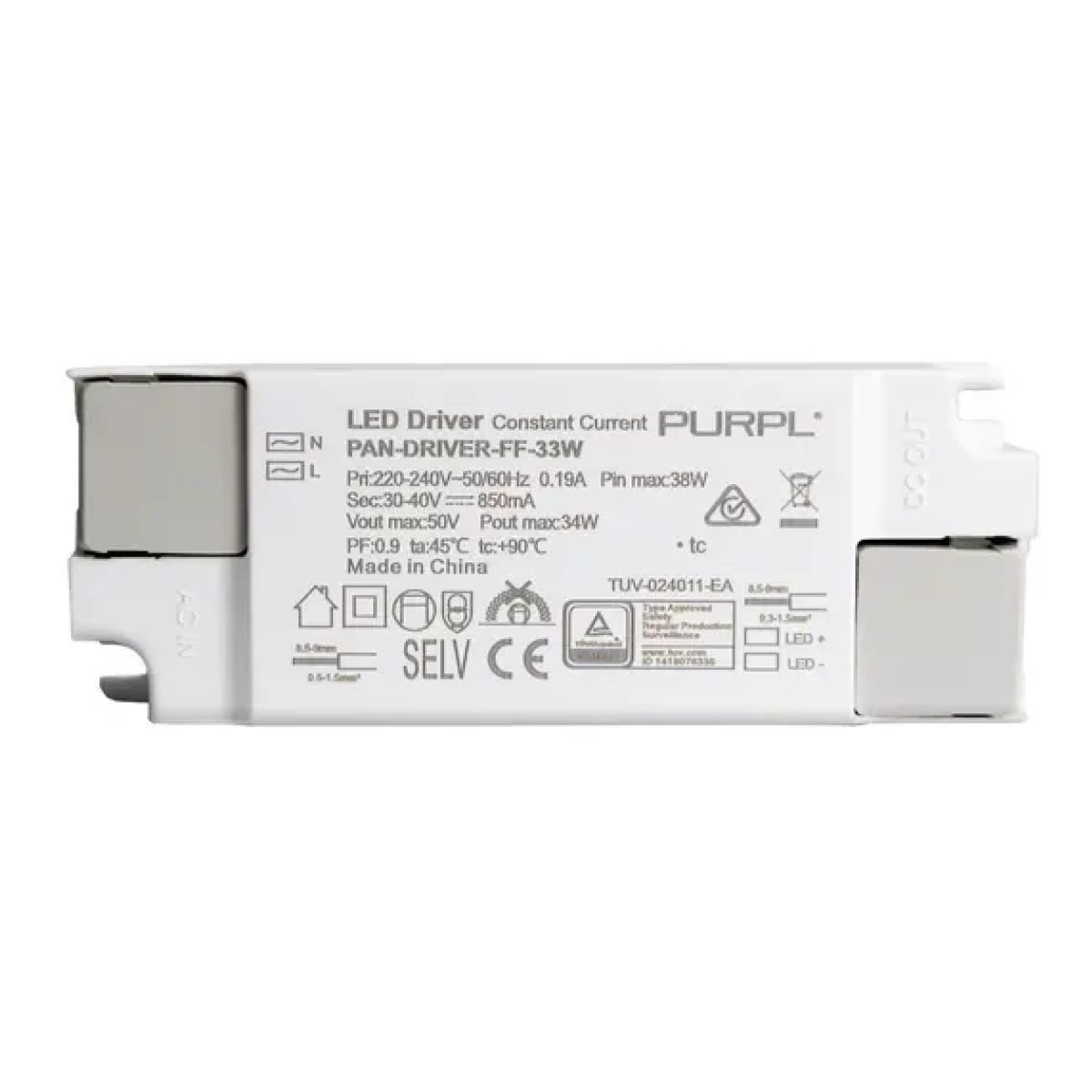 PURPL LED Driver Flikkervrij | 33W 850mA, foto 4 van 4