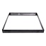 PURPL Opbouwframe LED Paneel - 62x62 - Zwart - Aluminium - Easy Click & Connect